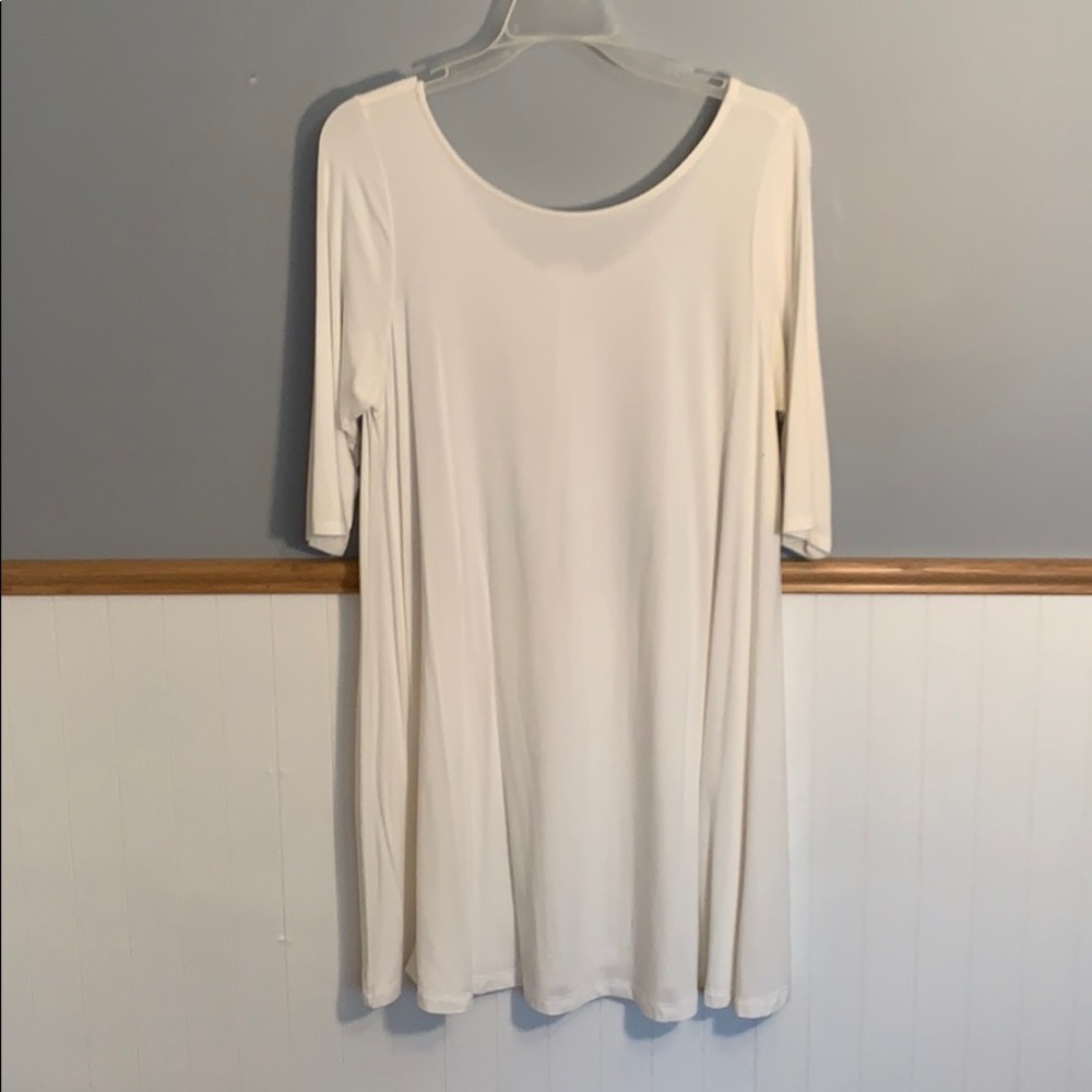 White T-shirt Dress